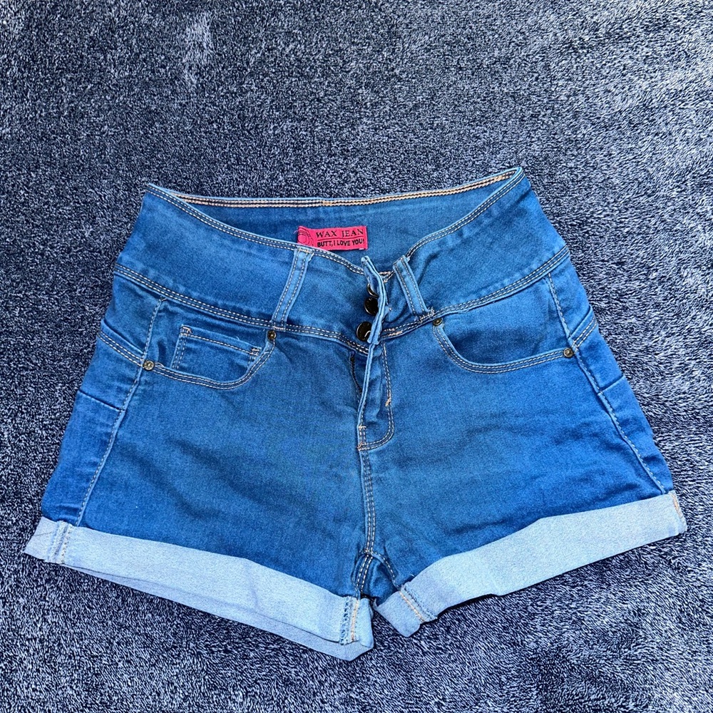 Max Jeans Women's Blue Denim Shorts